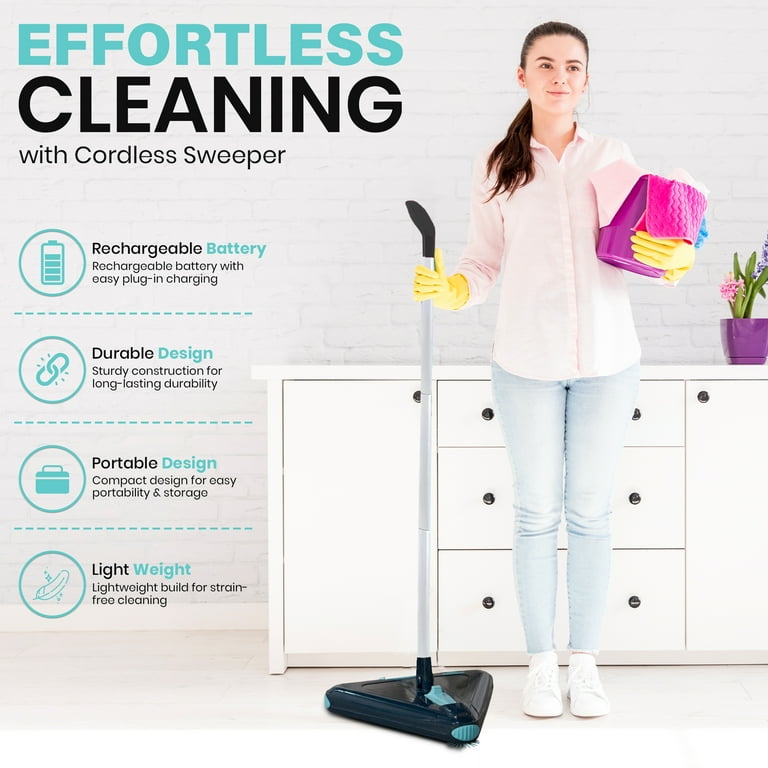 Zippi Sweeper - Max Version, Cordless Floor Sweeper - Walmart.com