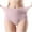 Pink, variant on Kmdttou Women's Underwear Cotton Ladies Comfortable Ice Shreds Cool Large Size Abdominal Contraction Panties Hight Waiste Underpants (Available in Plus Size)