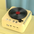 thumbnail image 7 of ZFYXGS Record Player Wireless Bluetooth Sound Retro Creatives Mini Portable Card Insert Small Speaker Subwoofer Gift, 7 of 7