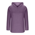 thumbnail image 7 of DHFJKG Womens Long Sleeve Tops With Thumb Hole Raglan Sleeve Hooded Fitness Lightweight Pullover Training Running Yoga Workout Classic Tops, 7 of 7