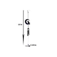 thumbnail image 3 of Witchcraft Black Cat On Purple Crescent Moon Stained Glass Wind Chime Suncatcher, 3 of 8