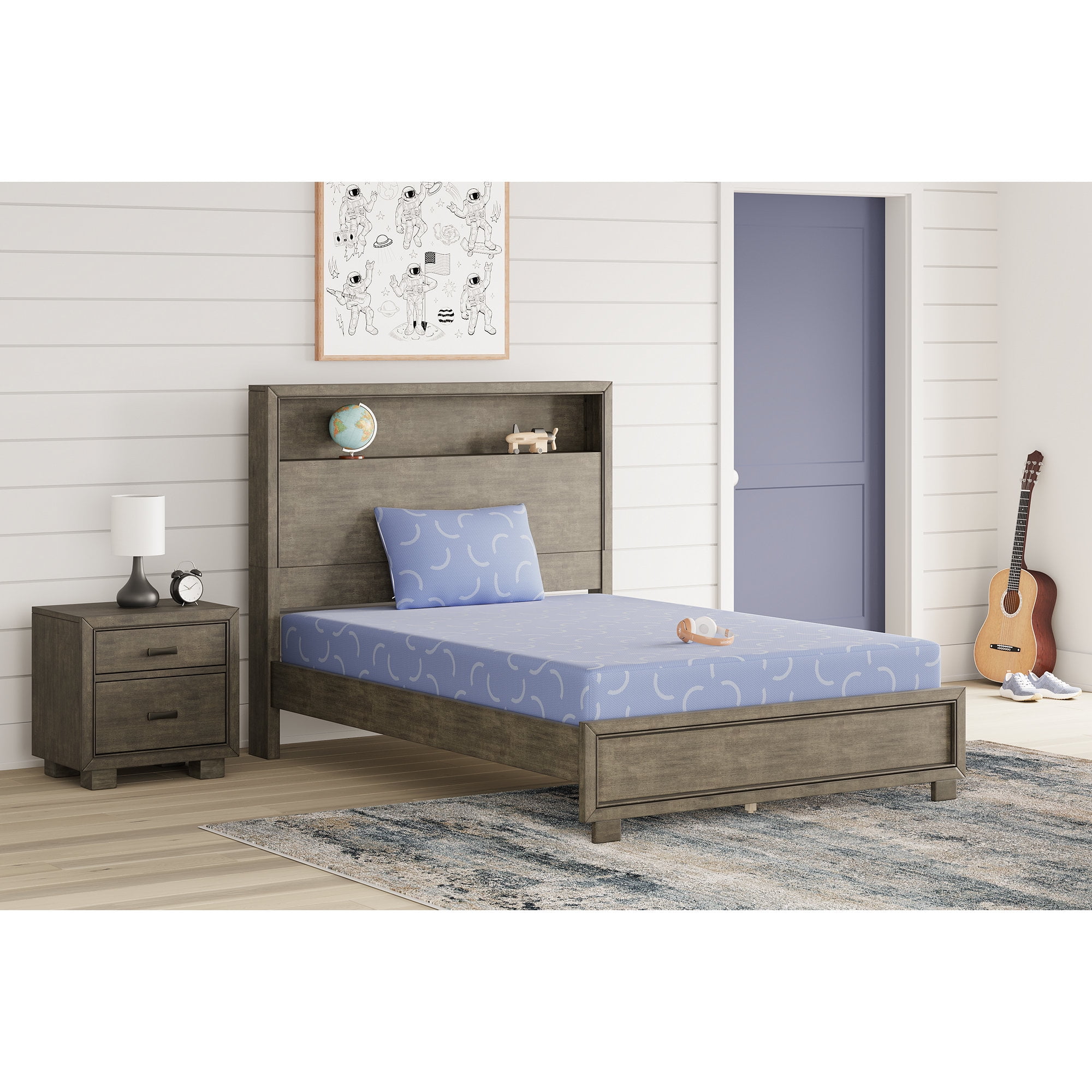 Signature Design by Ashley Twin Size iKidz 7 Inch Firm Memory Foam