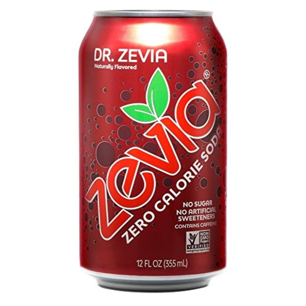 Zevia Zero Calorie Soda, Dr. Zevia, Naturally Sweetened Soda, (24) 12