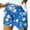 Sky Blue, variant on Gsakboxl Shorts Women Casual Polka Dot All Over Printed Elastic Drawstring High Waist Lightweight Breathable Loose Summer Shorts With Side Storage Pockets SB1