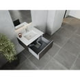 thumbnail image 2 of Legno 30" Carbon Oak Bathroom Vanity with Matte White VIVA Stone Solid Surface Countertop, 2 of 4
