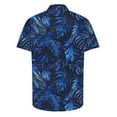 thumbnail image 4 of ZQUUVOU Mens Hawaiian Shirt Short Sleeve Floral Button Down Shirts Tropical Holiday Tops Collar Summer Beach Shirts B-Multicolor, 4 of 5