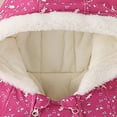 thumbnail image 5 of Kogui Newborn Girl Clothes Newborn Winter Romper Fleece Hooded Jumpsuit Snowsuit Warm Outfits Zipper Outwear for Infant 2T 3T (Hot Pink,2-3 Years), 5 of 7