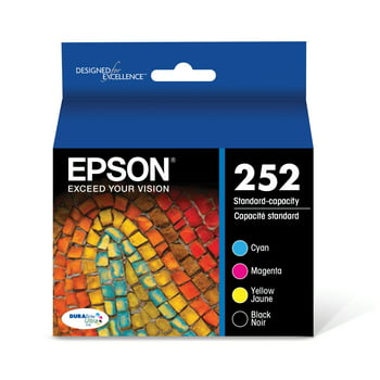 EPSON T252 DURABrite Ultra Genuine Ink Standard Capacity Black & Color Cartridge Combo Pack