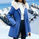 thumbnail image 1 of AUNVITO Women's Winter Parka Fleece Lined Hooded Drawstring Windproof Casual Warm Coat, 1 of 9