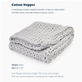 thumbnail image 2 of Manta pesada Bearaby Napper Moonstone Grey, 6,8 kg, 102 x 183 cm, 2 of 8
