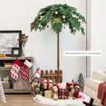 thumbnail image 2 of Costway 6 FT Pre-Lit Artificial Christmas Tropical Palm Tree w/ 813 Tips& 250 LED Lights, 2 of 10