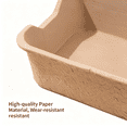 thumbnail image 7 of ACDANC 2026 New Disposable Cat Litter Box for Cat,Kitten,Small Pets Durable Nonstick Open Brown, 7 of 7