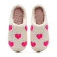 thumbnail image 5 of Viluyesy Womens House Slippers, Closed Toe Soft Sole Non-Slip Slip-On Warm Fuzzy Slippers Pink, 5 of 9