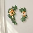 thumbnail image 4 of Kit de flores artificiales Yuarrent guirnaldas peonía realista decoración de pared Rojo 80cm, 4 of 6