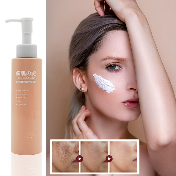 Limpiador facial de aminoácidos, limpiador suave y calmante, limpiador, iluminador, no irritante, que realza el tono, blanqueador con hidratación para uso diario