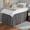 Gray, variant on Dorm Bed Skirt Twin XL 36" Drop, College Dorm Room Bed Skirts Easy to Put On Twin XL Size Dust Ruffle Dorm Sized Bed Skirts, 600TC Egyptian Cotton Bed Skirt, (Black, Twin-XL - 36" Drop)