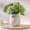 White-Round&Ribbed, variant on Ceramic Flower Vase, Decorative White Vase, Rustic Terracotta Vases for Home Decor, Farmhouse Vintage Vases for Living Room, Kitchen, Bedroom, Office, Coffee Table, 14CM
