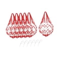 thumbnail image 3 of 6 Piezas De Red Para Sandía, Soporte Para Calabaza, Melón, Verduras, Bolsas De Malla Para Jardín, Color Rojo Y Blanco, 3 of 8
