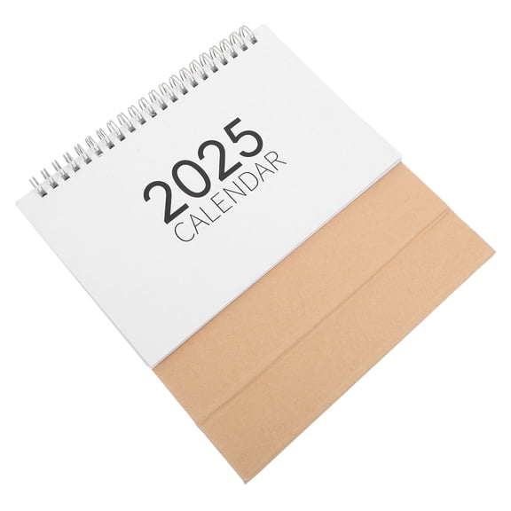 HAMPPLIES Desk Calendar Multi 1Pack Triangular Foldable Base