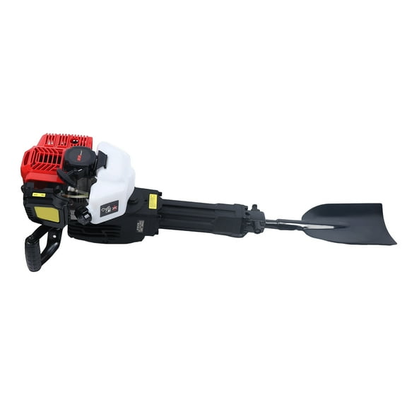 Post Hole Digger with High Power 1900W Engine, 6500 RPM, Efficient Excavation, Ergonomic Handle, Low Fuel Consumption, Ideal for Tree Transplanting and Digging Tasks
