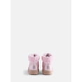 thumbnail image 4 of Wonder Nation Toddler Girls' Bump Toe Winter Booties with Faux Fur Trim, 4 of 5