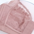 thumbnail image 4 of Thin Lace Wireless Bra Women's Integrated Underwear Comfortable Support for Daily Wear Sports Yoga and Fashion #Pink,48, 4 of 7