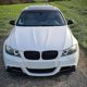 thumbnail image 5 of Glossy Black Front Bumper Lip Splitter Spoiler with Corner Cover Trim for BMW E90 320i 330i, 5 of 5