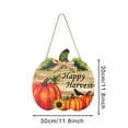 Autumn Thanksgiving Festival Door Sign Wooden Decoration Clear