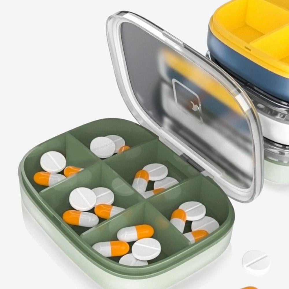 IBISHITAOXUNBAIHUOD 7 Strati Pieghevole Piccolo Pill Box con Medicina Box