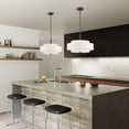 thumbnail image 4 of 52137-92 Livex Lighting Monroe - 4 Light Pendant In Timeless Style-16 Inches Tall and 18 Inches Wide-English Bronze Finish    -Traditional, 4 of 14
