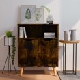 thumbnail image 1 of vidaXL Sideboard Smoked Oak 60x30x72 cm Engineered Wood, 1 of 5