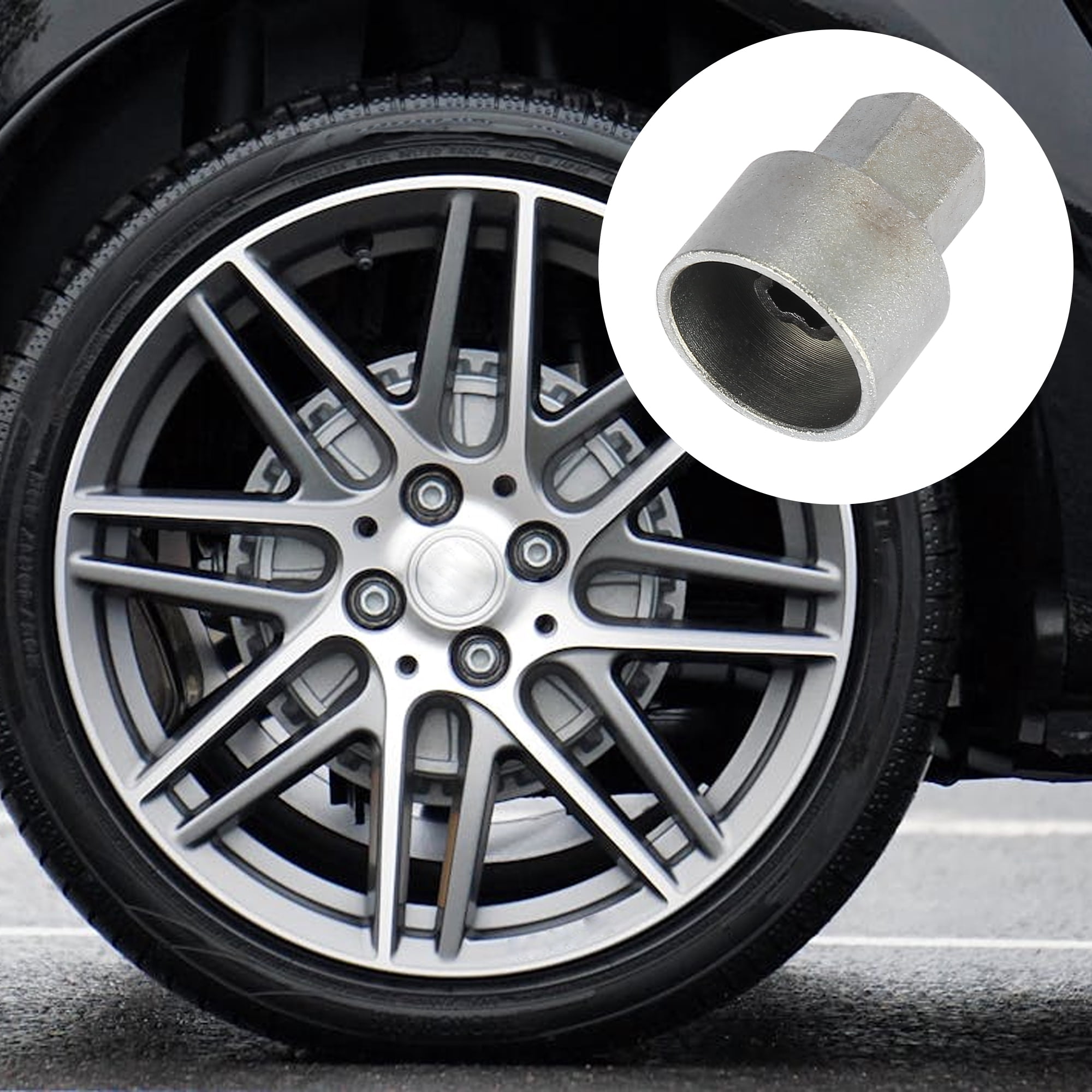 Unique Bargains Car Wheel Lock Lug Nut Anti-Theft Key for BMW 3 5 7 Series 054