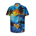 thumbnail image 4 of WAENQINLA Mens Hawaiian Shirts Big and Tall Tropical Print Beach Shirts Aloha Top Loose Fit Cuban Collared Short Sleeve Shirts Casual Button Down Shirts Mens Bowling Shirts, 4 of 5