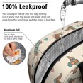thumbnail image 5 of Dachshund and Heart Beige Pattern Insulated Leakproof Lunch Box for Work, Lunch Bag for Women Men, Loncheras Para Mujer for Beach Travel Picnic Camping, 5 of 6