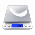thumbnail image 1 of Digital Scale 500g*0.01g Kitchen Scale High Precision Food Scale Multifunctional Stainless Steel Pocket Scale with Back-Lit LCD Display Tare and Functions, 1 of 7