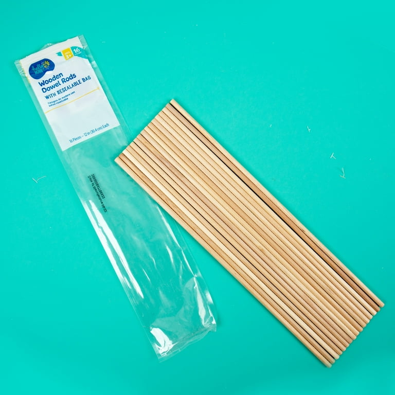 Hello Hobby Wood Dowels, 16-Pack