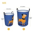 thumbnail image 5 of LNWH Laundry Basket, Cute Puppy Buddy Pattern Foldable Laundry Hamper With Handles Waterproof, Medium Size, 5 of 8
