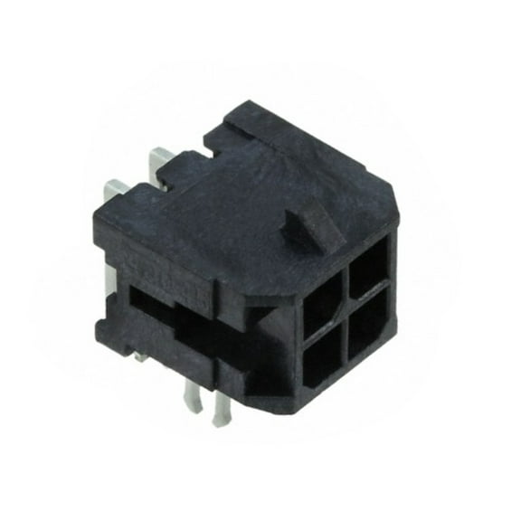 Pack of 2 0430450422 Connector Header Through Hole, Right Angle 4 position 0.118 (3.00mm)