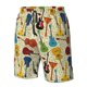 thumbnail image 4 of Balery Different Kind Of Guitars Traje de Baño Estilo Hawaiano para Hombre, Shorts de Secado Rápido con Bolsillos-Large, 4 of 6
