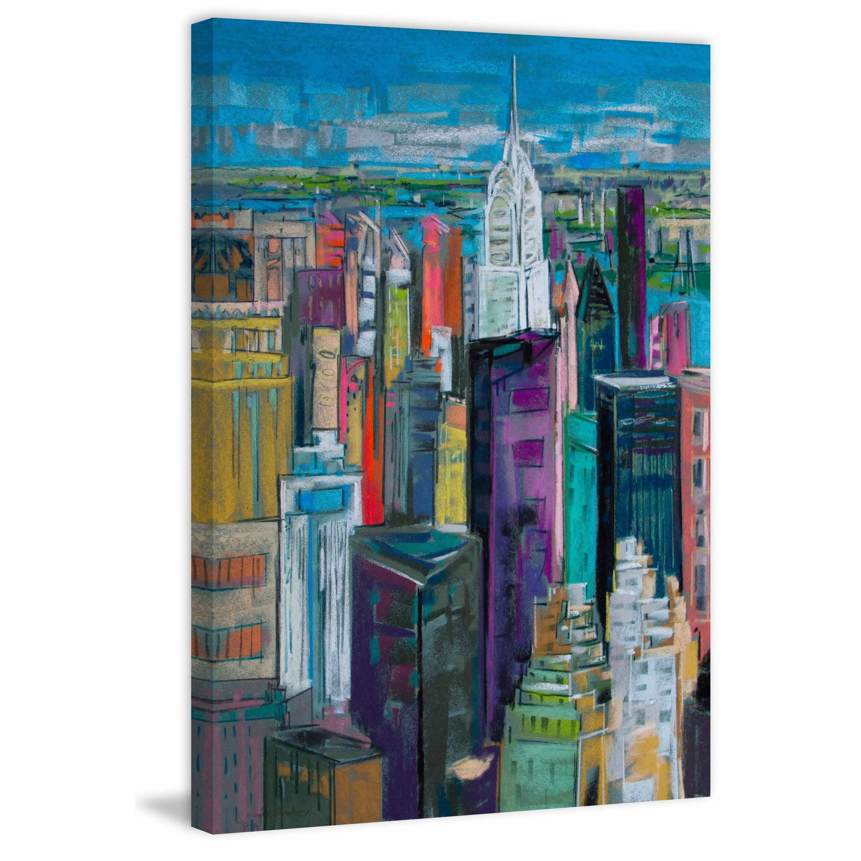 "Chrysler 7" Painting Print on Wrapped Canvas
