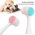 thumbnail image 3 of TQEHS Cepillo para el cuidado de las patas de los perros, cepillo para limpiar las patas de las mascotas, limpiador de silicona para patas y cepillo de masaje, cepillo de limpieza de doble cara, herra, 3 of 5