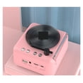 thumbnail image 1 of Atomic Vinyl Record Player Speaker Mini Small Radio Retro Creative Small Gifts ,Simple Setup, 1 of 5