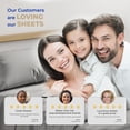 thumbnail image 5 of THREAD SPREAD 100% Organic Cotton Full Size Sheets - Percale Weave Cotton Sheets (4 PC, Brown), Soft Cooling Luxury Hotel Sheet Set, 5 of 7
