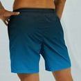 thumbnail image 6 of ibuvkizy Shorts Men,Athletic Shorts for Men Gradient Printing Hawaiian Special Print Beach Casual Trouser Shorts Pants Light Blue,S, 6 of 9