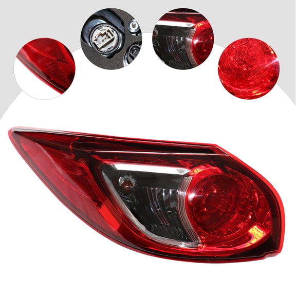 Left Driver Side  Rear Tail Light Cover Outer Brake Lamp For Mazda CX-5 CX5 2013 2014 2015 2016