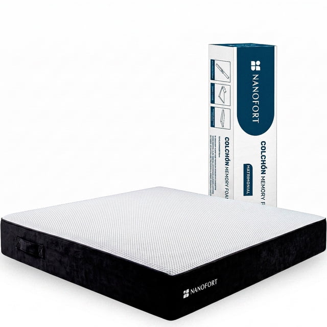 Colchón Matrimonial Nanofort Ortopedico 3 Capas Memory Foam 191 cm