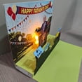 thumbnail image 6 of Fathers Day Talking Pop Up Card with Light & Sound - Plays Real Voice, Funny 3D Pop Up Greeting Card, Presidential Podium Scene, Funny Fathers Day Surprise for Dad(green 2pcs)Q, 6 of 7