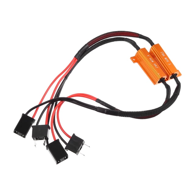 2 uds H7 LED Coche Faro Canbus Decodificador Error Libre Advertencia Resistencia
