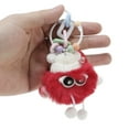 thumbnail image 4 of Unique Bargains 1 Pc Fashion Cartoon Chain Coal Ball Handbag Charm Bag Accessories Red, 4 of 5