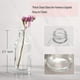thumbnail image 3 of 12 botellas pequeñas de vidrio transparente de 2 onzas (60 ml) con tapas y 3 embudos de acero inoxidable - Botellas de muestra redondas Boston - Mini botellas de viaje, sin fugas, 3 of 3